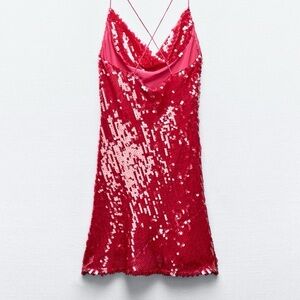 Zara Vibrant Red Dress